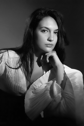 Was born in Ukraine Graduated with distinction from Central art school in Dnipropetrovsk. Graduate of Evgenyi Vuchetich Art-Theatre College, painting department. Student of the National Academy of Visual Arts and Architecture in Kiev, theatre stage design and screen arts department.